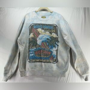 Big Vista Brand Mens Sweatshirt Size M Tie Dye Ron Jon Vintage Made In USA